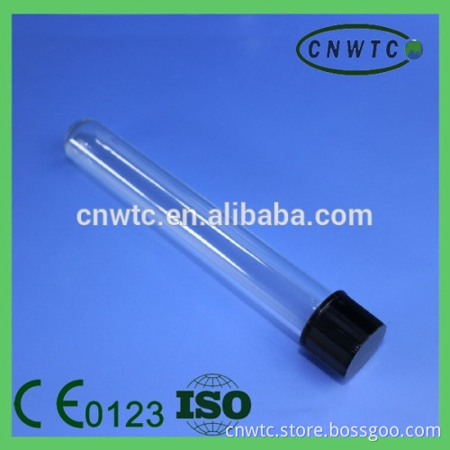 flat bottom glass tube